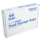 High Density Food Storage Bag, 10" x 14", Closed Case