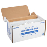 Low Density Food Storage Bag, 10" x 18" x 24", Open Case