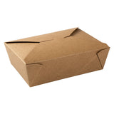 Kraft Folded Takeout Box, 7-3/4" x 5-1/2" x 2-1/2"