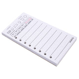 White Server Pad, 1-Part Booked, 3.5" x 6.75", 8 Lines
