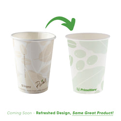 12 oz Compostable PLA Lined Hot Cups