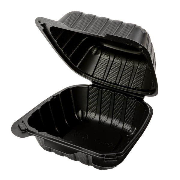 Wholesale Mr. Handy 20pc Food Container Set- 28oz BLACK W/ CLEAR LID