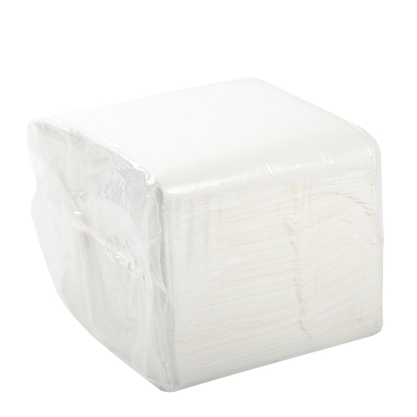 White Dinner Napkin, 16.5" x 16.5", 1-Ply, Inner Package