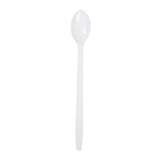 White Polypropylene Soda Spoon