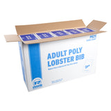 LOBSTER ADULT POLY BIB, Opened Case