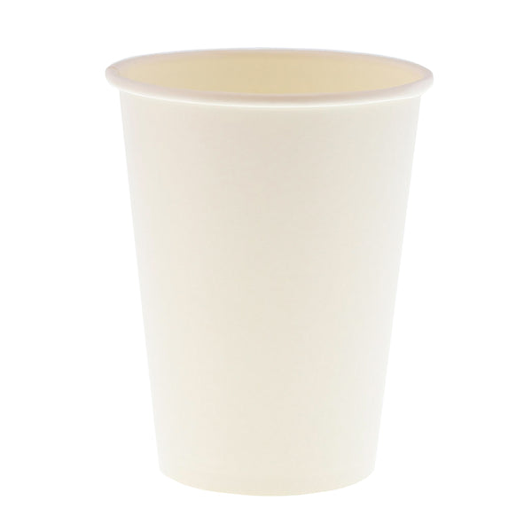 1000-Pack) 12 oz. White Paper Disposable Hot Beverage Coffee Cups