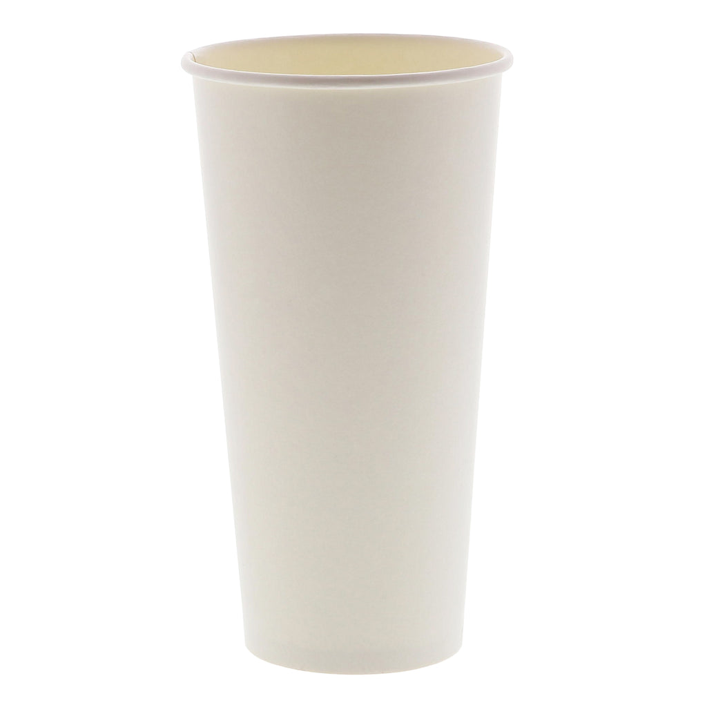 Choice 10 oz. White Poly Paper Hot Cup - 1000/Case
