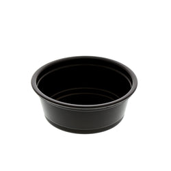 1.5 oz. Black Polypropylene Portion Cup