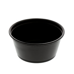 3.25 oz. Black Polypropylene Portion Cup
