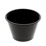 4 oz. Black Polypropylene Portion Cup