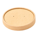 12 OZ KRAFT PAPER FOOD CONTAINER AND LID COMBO, Lid only