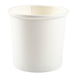 12 OZ WHITE PAPER FOOD CONTAINER