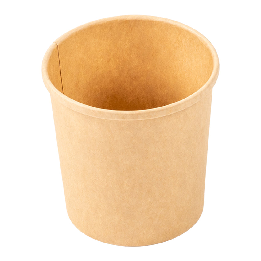 16 OZ KRAFT PAPER FOOD CONTAINER AND LID COMBO, Container Only