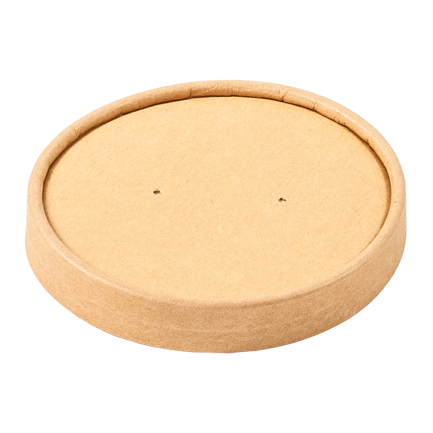 16 OZ KRAFT PAPER FOOD CONTAINER AND LID COMBO, Lid Only