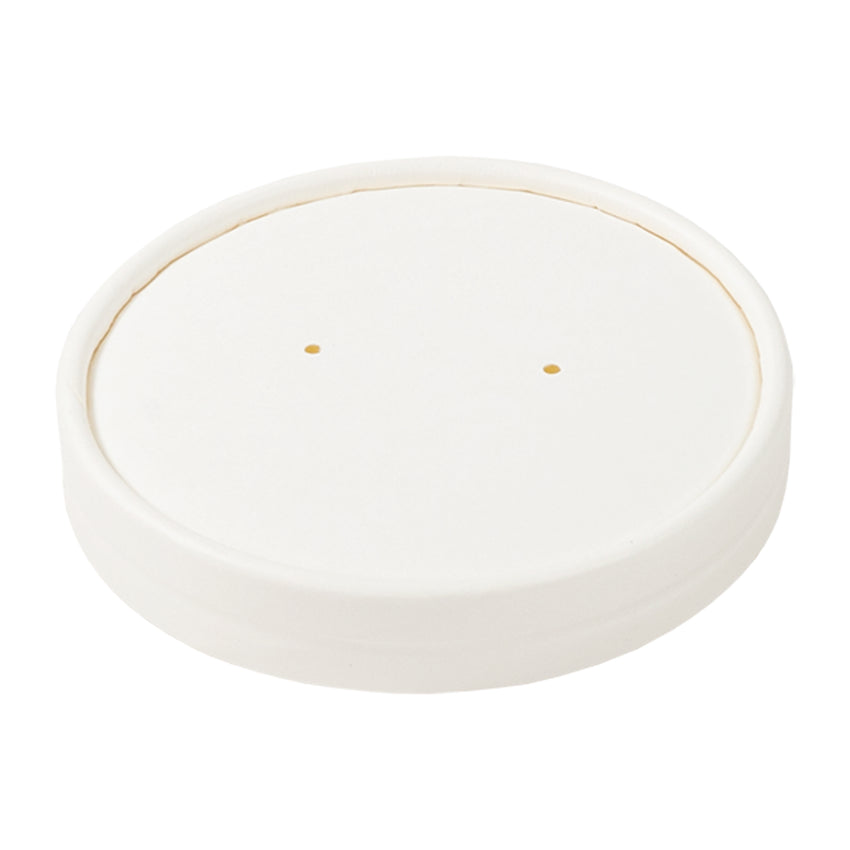 16 OZ WHITE PAPER FOOD CONTAINER AND LID COMBO, Lid only