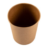32 OZ KRAFT PAPER FOOD CONTAINER, overhead view