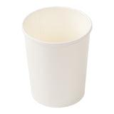 32 OZ WHITE PAPER FOOD CONTAINER AND LID COMBO, Container Only