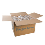 8 OZ KRAFT PAPER FOOD CONTAINER, open case