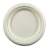 7" Round Plates, Overhead View