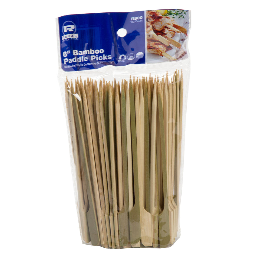 6" BAMBOO PADDLE PICK, inner packaging
