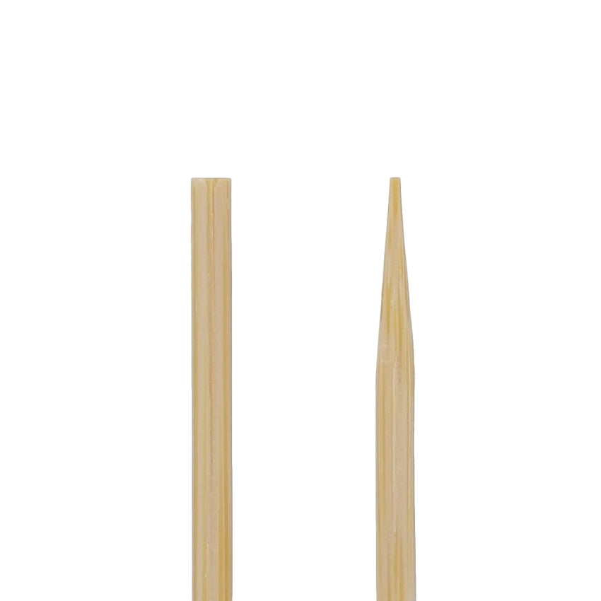 BAMBOO SKEWER 12", Detailed View Of Both Ends