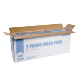 TWO PRONG WOOD FORK, Opened Case