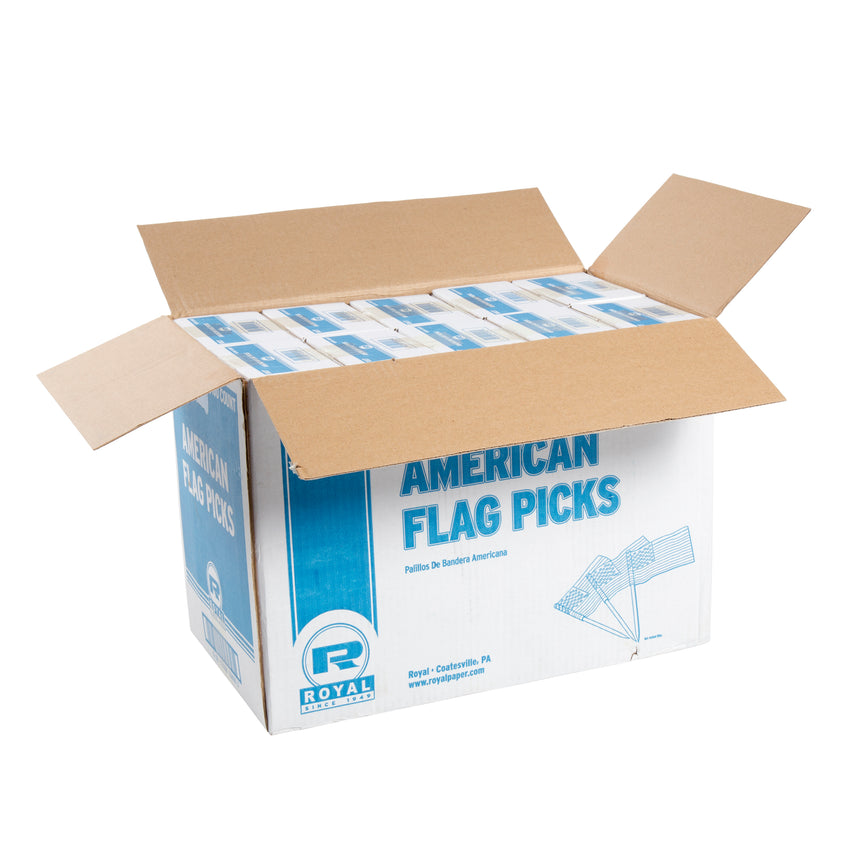 AMERICAN FLAG PICKS, Opened Inner Case Of 1000