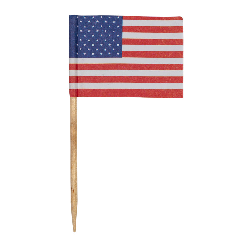 AMERICAN FLAG PICKS, Single Pick Upright View