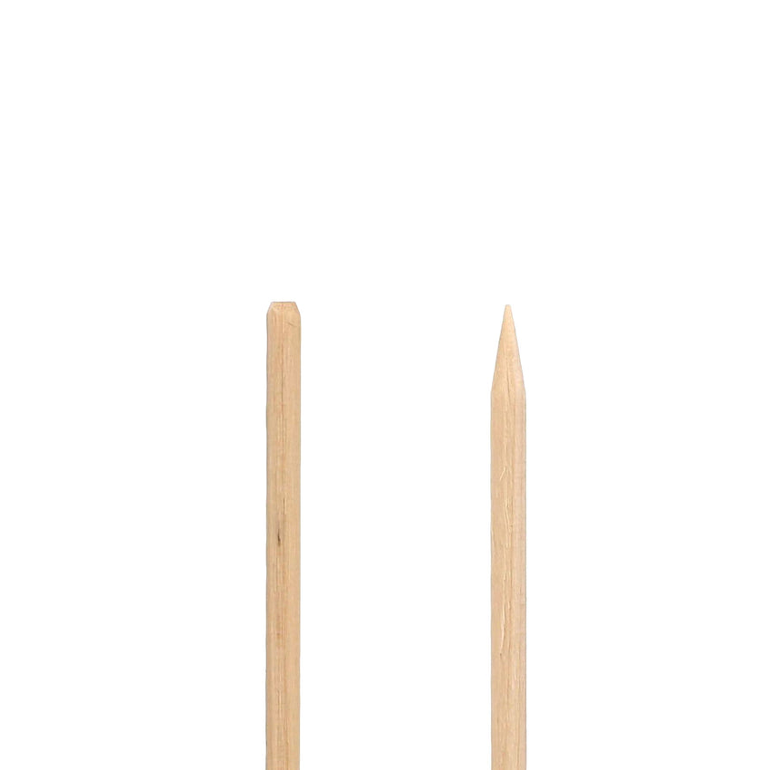 WOODEN SKEWER WITH CHAMFER EDGE 5.9", Detailed View