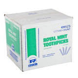 INDIVIDUAL PAPER Wrapped TOOTHPICKS MINT, Closed Case
