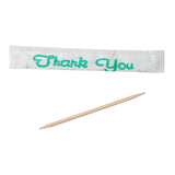 INDIVIDUAL PAPER Wrapped TOOTHPICKS MINT, Toothpick and Paper Packaging