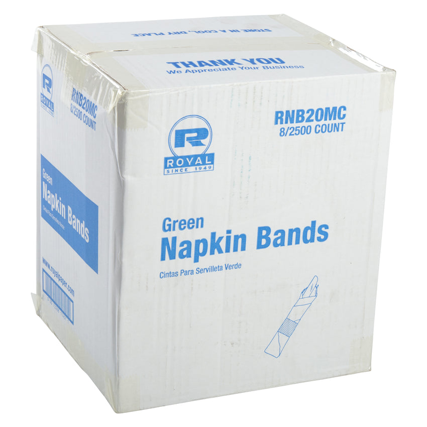 PAPER NAPKIN BAND GREEN, Closed Case