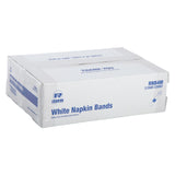 PAPER NAPKIN BAND WHITE, Closed Case