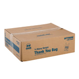 THANK YOU BAG 1/6 Heavy WEIGHT 11.5" X 6.5" X 22" 20 MIC, Closed Case