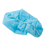POLYPRO SHOE COVER NON SKID BLUE WITH WHITE TRED LARGE, Bottom View