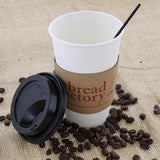 SIP STRAW 7.5" BLACK, Straw In Coffee Cup