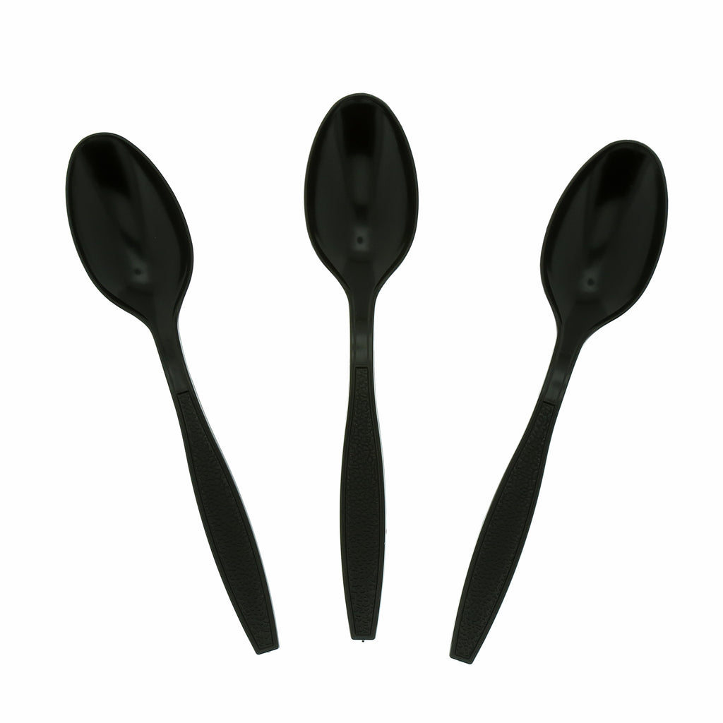 Teaspoon, HW, Black, PS, L: 15.3 cm, W: 4.2 g – AmerCareRoyal