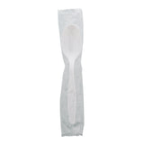 White Polystyrene Teaspoon, Heavy Weight, Individually Wrapped