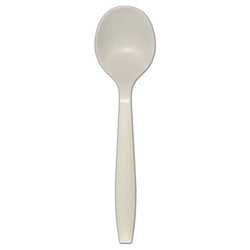 White Polystyrene Soup Spoon, Heavy Weight