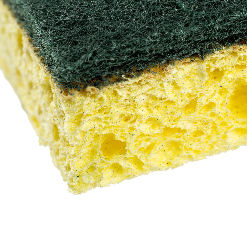 GREEN Heavy DUTY SCOURING PAD/SPONGE COMBO, Detailed View