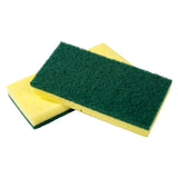 COMBO SCOURING PAD/SPONGE, Two Sponges Stacked