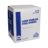 LARGE STAINLESS STEEL SPONGE, Closed Case