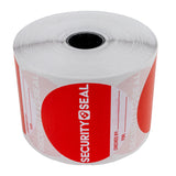 3" CIRCLE SECURITY SEAL LABEL, full roll