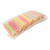 Straw, 8.5", Colossal, Unwrapped, Neon, Bagged