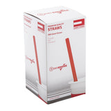 9" Giant Red Straws, Unwrapped, Inner Package