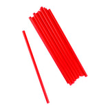 9" Giant Red Straws, Unwrapped, Group Image