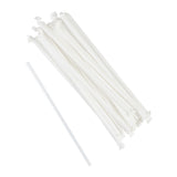 10.25" Giant Straw, Clear, Paper Wrapped, Group Image