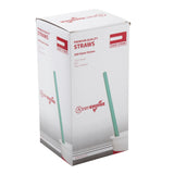 10.25" Giant Straw, Blue, Paper Wrapped, Inner Package