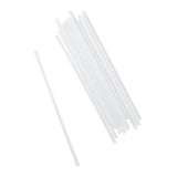 7.75" Jumbo Clear Straw, Unwrapped, Group Image