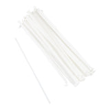 9" Jumbo Clear Straws, Paper Wrapped, Group Image